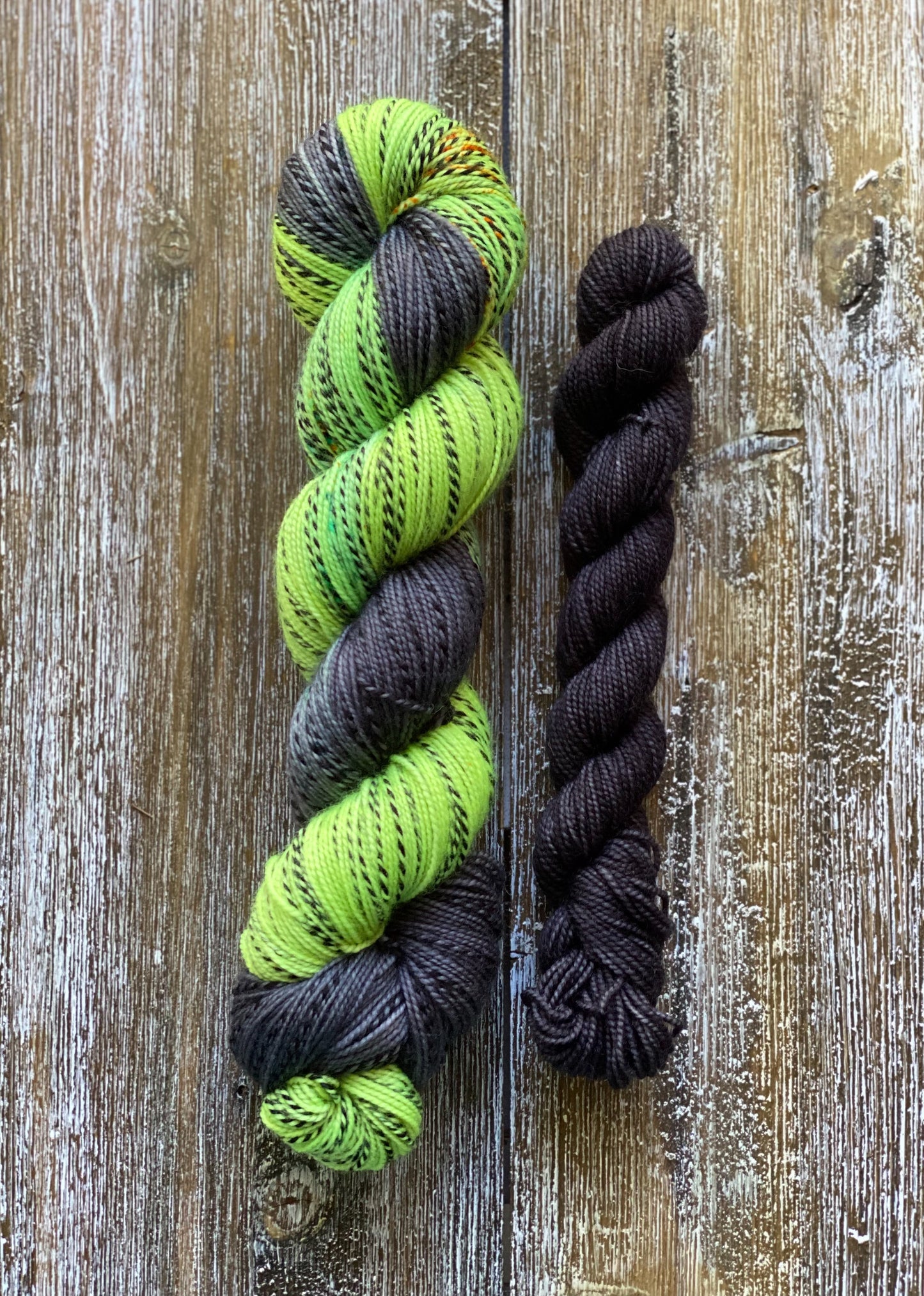 Spooky-Inspired Yarn and Sock Sets - Ready to Ship